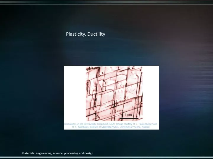 plasticity ductility