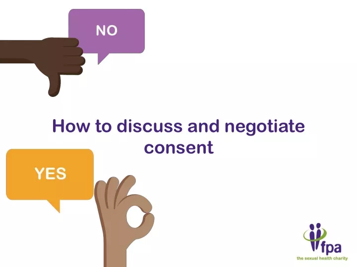 how to discuss and negotiate consent