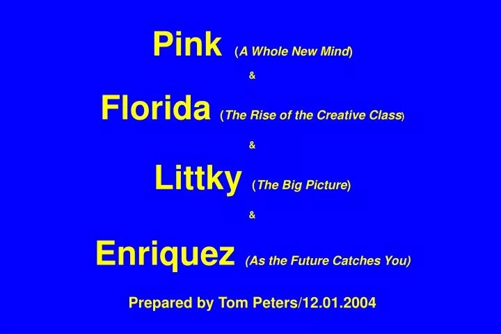 pink a whole new mind florida the rise