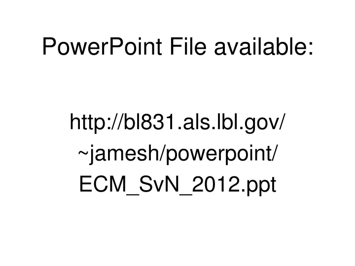 powerpoint file available