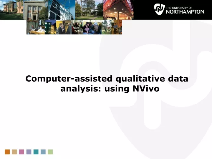 computer assisted qualitative data analysis using