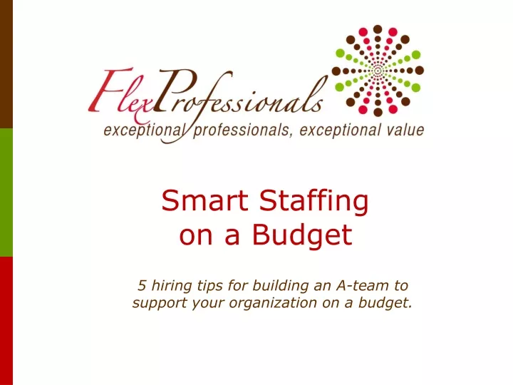 smart staffing on a budget