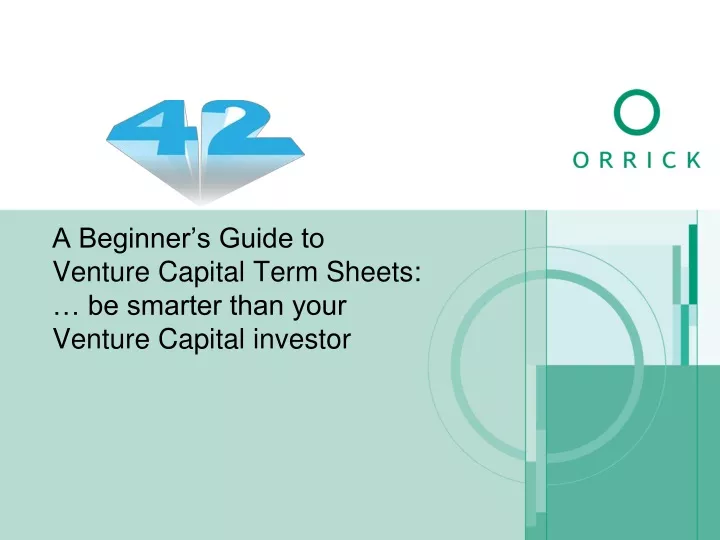 a beginner s guide to venture capital term sheets be smarter than your venture capital investor