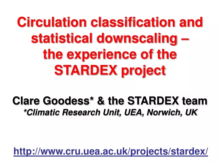 circulation classification and statistical