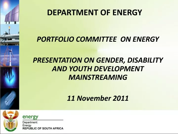 department of energy