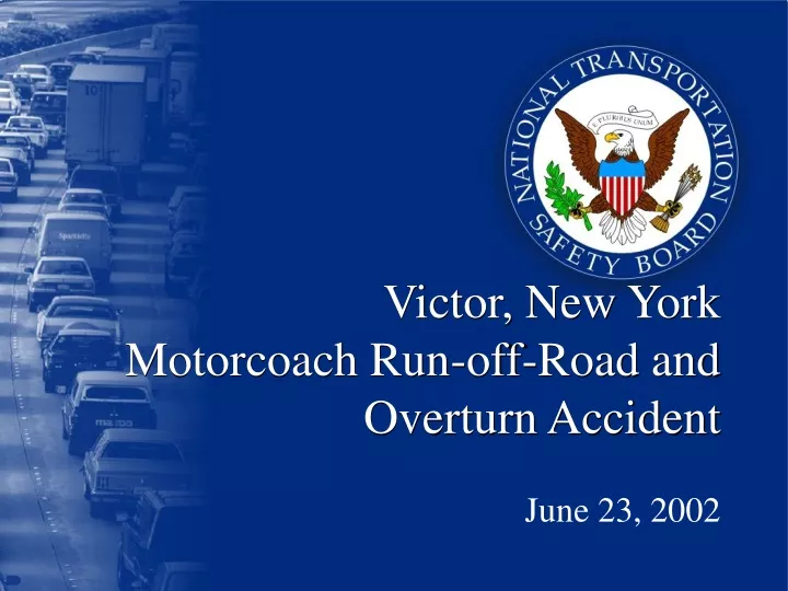 victor new york motorcoach run off road and overturn accident