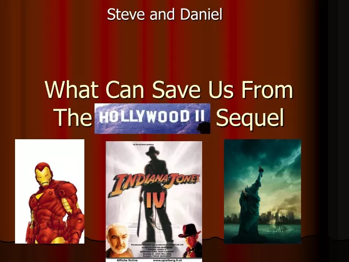 what can save us from the sequel