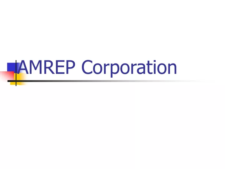 amrep corporation