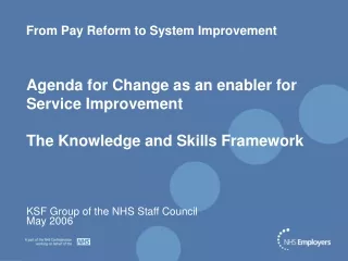 From Pay Reform to System Improvement
