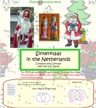 Sinterklaas  in the Netherlands Compare and Contrast  with the U.S. Santa