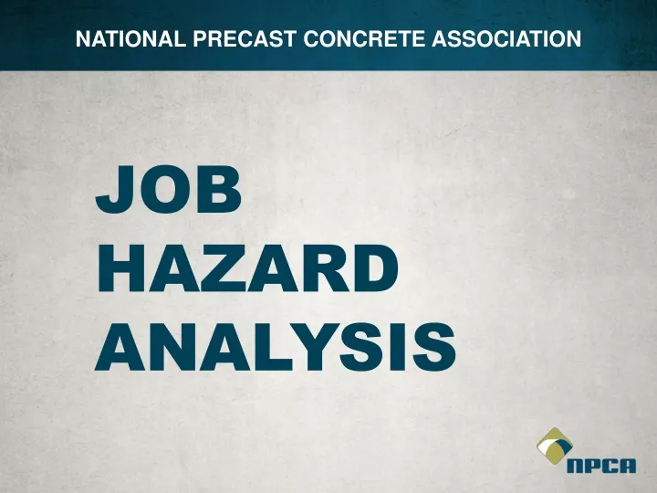 national precast concrete association