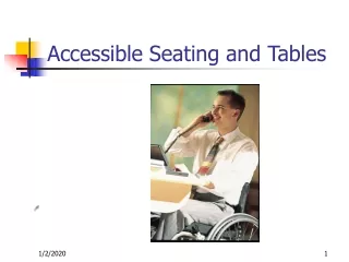 Accessible Seating and Tables