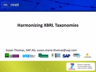 Harmonizing XBRL Taxonomies