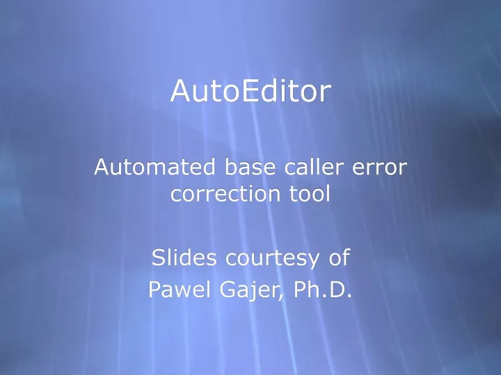 autoeditor