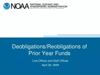 Deobligations/Reobligations of Prior Year Funds
