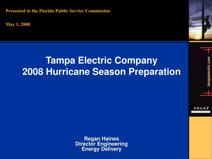 presented to the florida public service