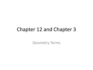 Chapter 12 and Chapter 3