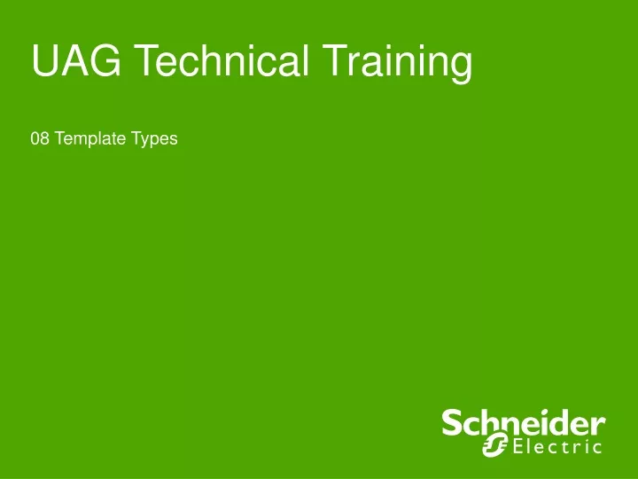 uag technical training
