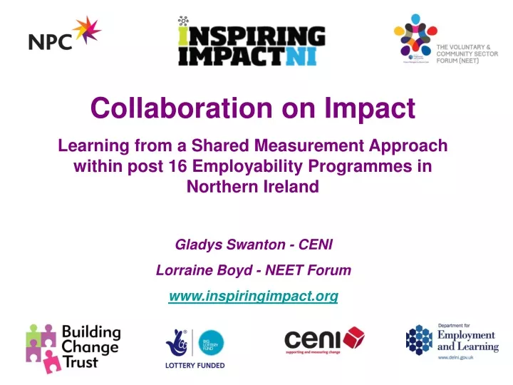 collaboration on impact learning from a shared