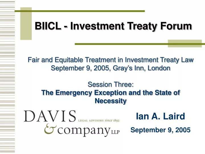 biicl investment treaty forum