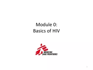 Module 0:   Basics of HIV