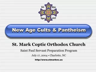 New Age Cults &amp; Pantheism