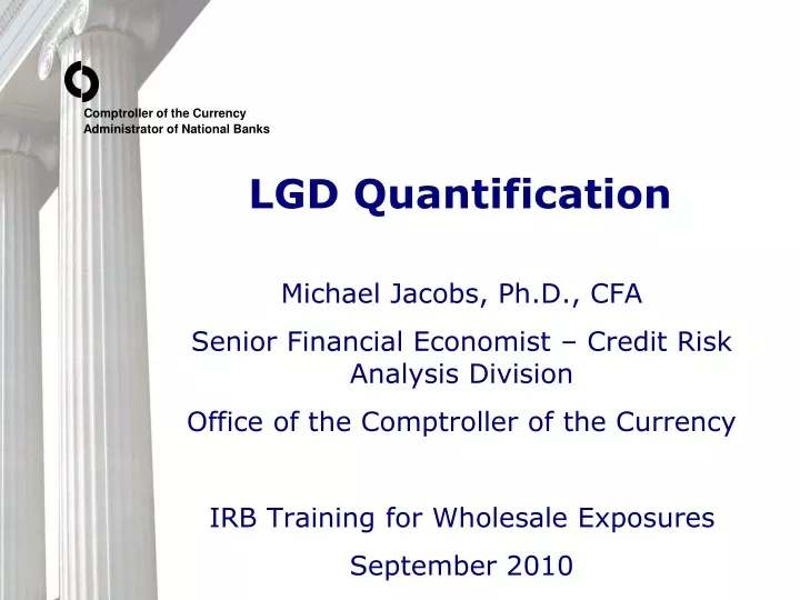 lgd quantification