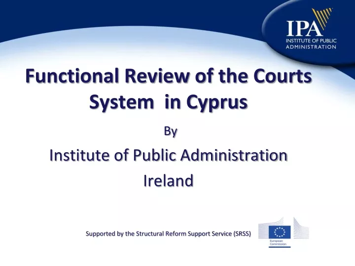 functional review of the courts system in cyprus