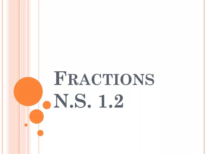 fractions n s 1 2