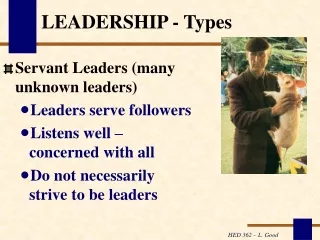 LEADERSHIP - Types