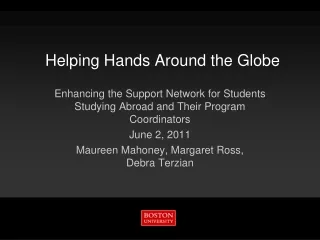 Helping Hands Around the Globe