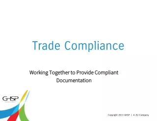 Trade Compliance