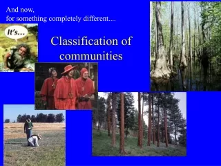 Classification of communities