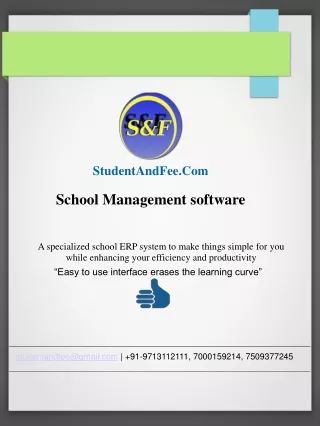 StudentAndFee.Com School Management software