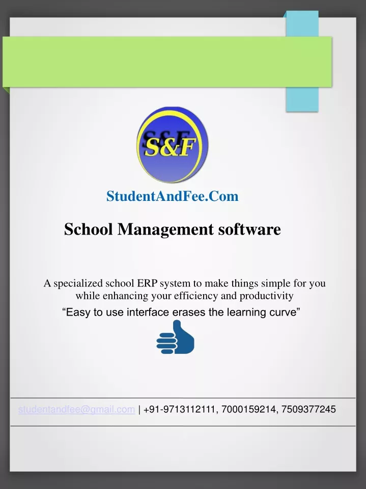 studentandfee com school management software