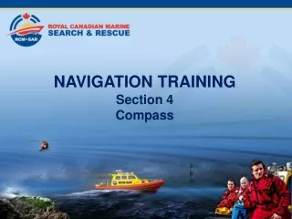 NAVIGATION TRAINING  Section 4  Compass