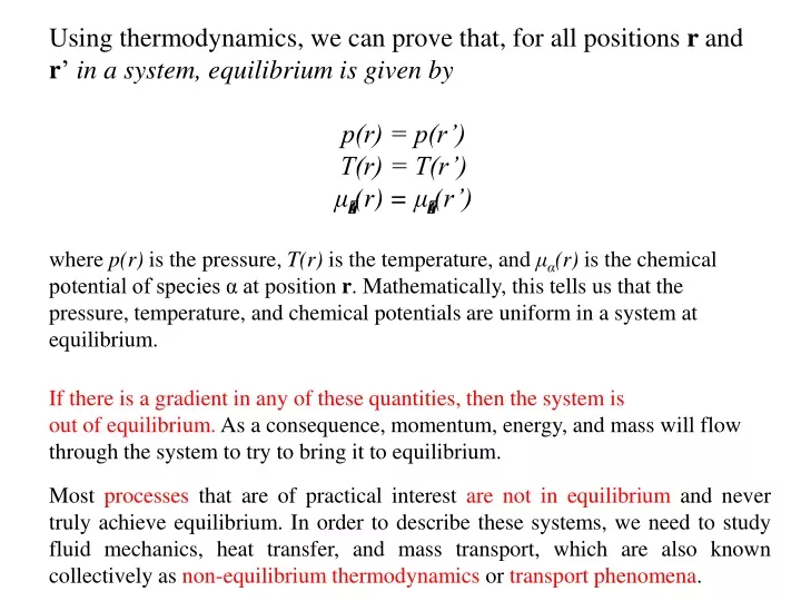 using thermodynamics we can prove that