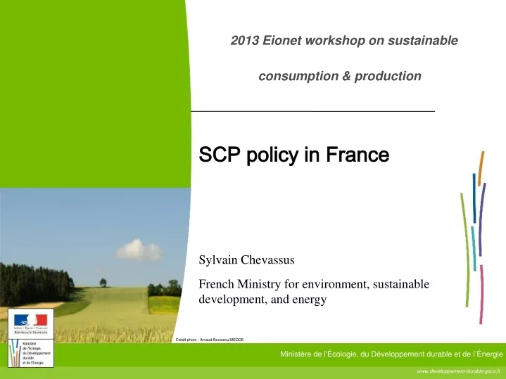 2013 eionet workshop on sustainable consumption production