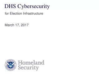 DHS Cybersecurity