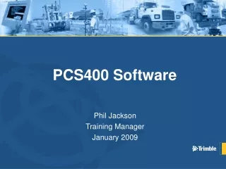 PCS400 Software
