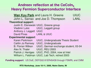 Andreev reflection at the CeCoIn 5 Heavy Fermion Superconductor Interface