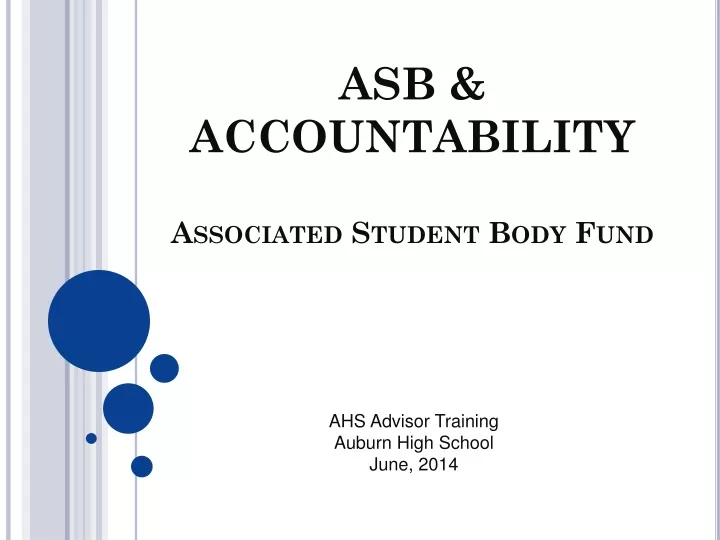 asb accountability associated student body fund