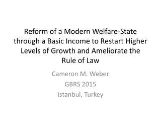 Cameron M. Weber  GBRS 2015 Istanbul, Turkey