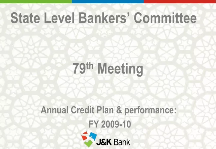 state level bankers committee