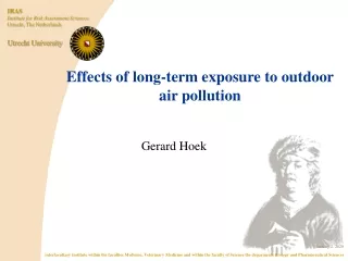 Effects of long-term exposure to outdoor air pollution