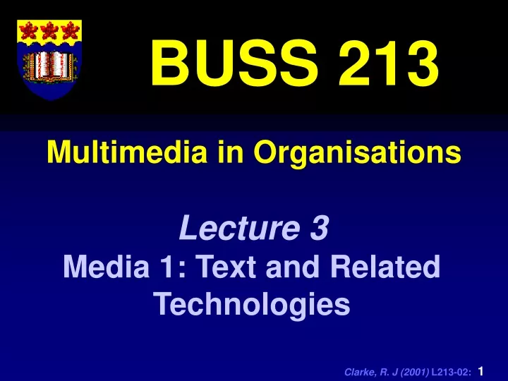 multimedia in organisations