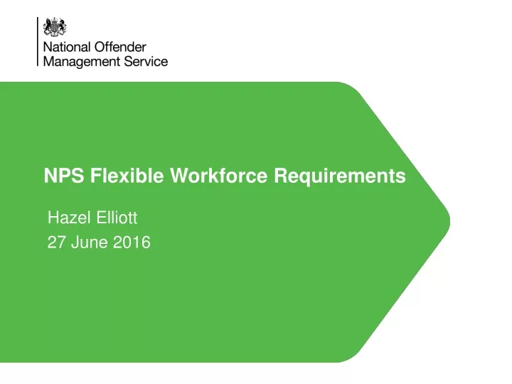 nps flexible workforce requirements