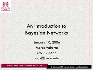 An Introduction to  Bayesian Networks