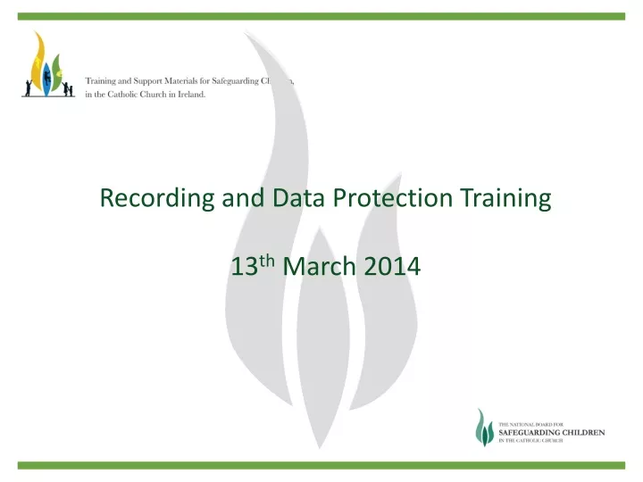 recording and data protection training