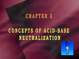 CHAPTER 3 CONCEPTS OF ACID-BASE  NEUTRALIZATION